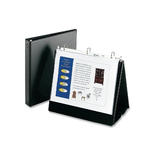 Avery Consumer Products Easel Binder, 1" Capacity, 11"x8-1/2" Sheet Size, Black