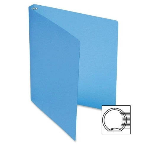 Avery Consumer Products Translucent Binder,1/2" Cap,Holds 11"x8-1/2" Sheets,Blue