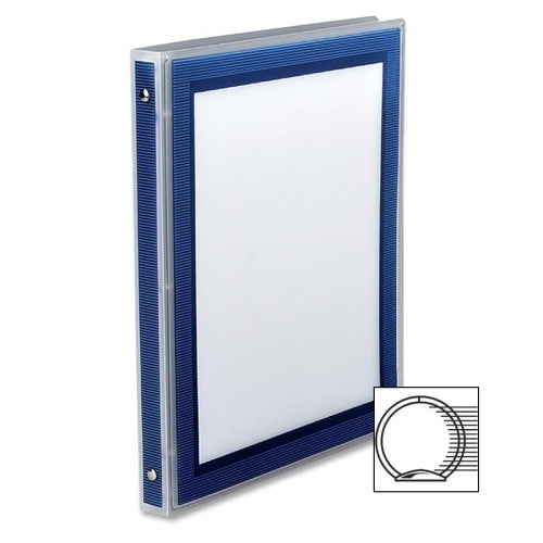 Avery Consumer Products Flexi-View Binder, 1/2" Capacity, Letter, 11"x8-1/2", Navy