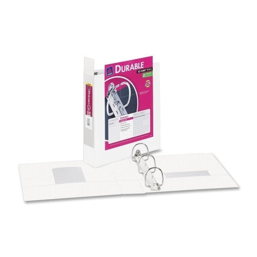 Avery Consumer Products Durable View Binder, 2" Cap, 11"x8-1/2", White