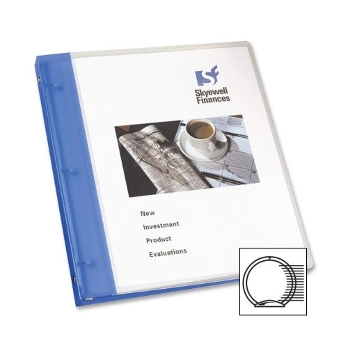 Avery Consumer Products Flexible Presentation Binder, View Pocket, 1/2" Cap, Blue