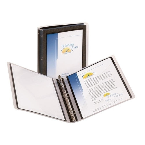 Avery Consumer Products Flexi-View Binder, 1" Capacity, Letter, 11"x8-1/2", Black