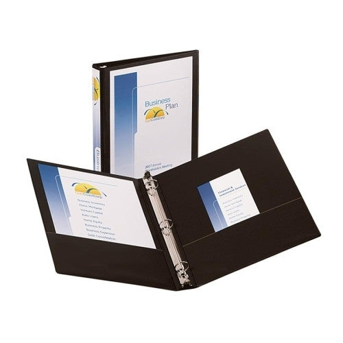 Avery Consumer Products Showcase View Binder, 1" Capacity, 11"x8-1/2", Black