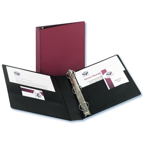 Avery Consumer Products Durable Binder, 1-1/2" Capacity, 11"x8-1/2", Burgundy