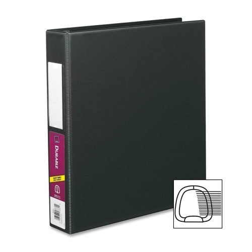 Avery Consumer Products Durable Binder W/Labelholder,1-1/2" Capacity, 8-1/2"x11", BK