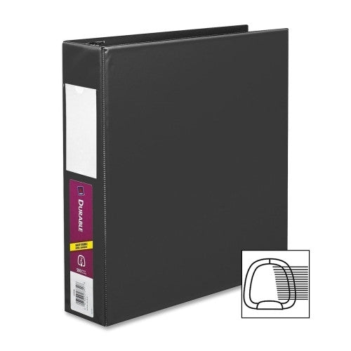 Avery Consumer Products Durable Binder W/Labelholder, 2" Capacity, 8-1/2"x11", BK