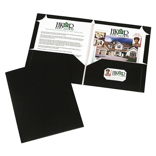 Avery Consumer Products 2-Pocket Folder, Ltr, 20 Sht Cap., 10/PK, Black