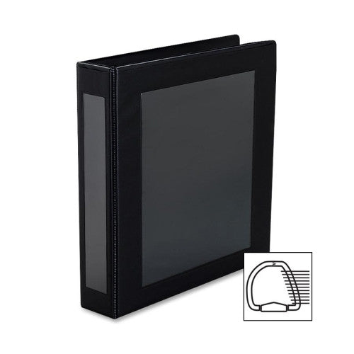 Avery Consumer Products D-Ring Frame View Binder,1-1/2" Capacity,11"x8-1/2",Black