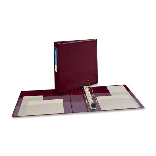 Avery Consumer Products 3-Ring EZD Binder, 2" Capacity, 8-1/2"x11", Maroon