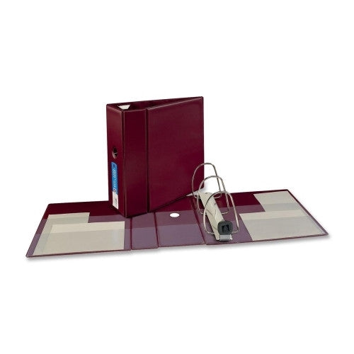 Avery Consumer Products 3-Ring EZD Binder, 5" Capacity, 8-1/2"x11", Maroon