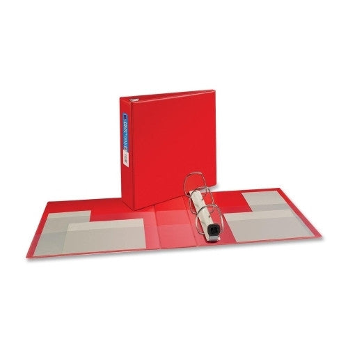 Avery Consumer Products 3-Ring EZD Binder, 3" Capacity, 8-1/2"x11", Red