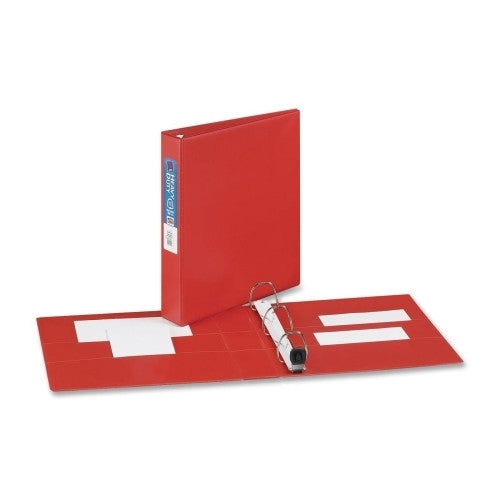 Avery Consumer Products 3-Ring EZD Binder, 1-1/2" Capacity, 8-1/2"x11", Red