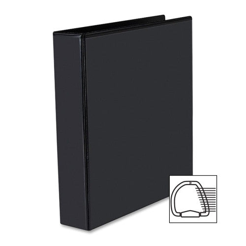 Avery Consumer Products EZD Nonstick View Binder,1-1/2" Capacity, 8-1/2"x11", Black