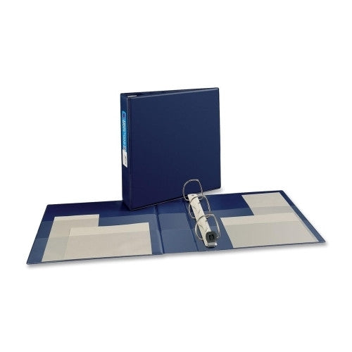 Avery Consumer Products 3-Ring EZD Binder, 2" Capacity, 8-1/2"x11", Navy Blue