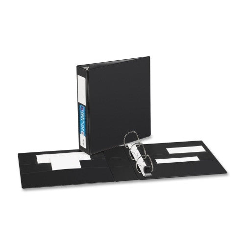 Avery Consumer Products 3-Ring EZD Binder W/Label Holder, 2"Cap, 8-1/2"x11", Black