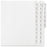 Avery Consumer Products Index Dividers, Legal Exhibit, Alphabetical, A-Z, White