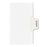 Avery Consumer Products Index Divider, Exhibit 4, Side Tab, 25/PK, White