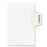 Avery Consumer Products Index Divider, Exhibit 9, Side Tab, 25/PK, White