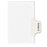 Avery Consumer Products Index Divider, Exhibit 12, Side Tab, 25/PK, White