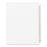 Avery Consumer Products Index Dividers, 651-675, Side Tab, 8-1/2"x11", 25/Set, WE