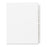 Avery Consumer Products Index Dividers, 851-875, Side Tab, 8-1/2"x11", 25/Set, WE