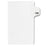 Avery Consumer Products Dividers, "126", Side Tab, 8-1/2"x11", 25/PK, White