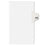 Avery Consumer Products Dividers, "128", Side Tab, 8-1/2"x11", 25/PK, White