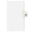 Avery Consumer Products Dividers, "129", Side Tab, 8-1/2"x11", 25/PK, White