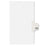 Avery Consumer Products Dividers, "131", Side Tab, 8-1/2"x11", 25/PK, White