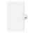 Avery Consumer Products Dividers, "134", Side Tab, 8-1/2"x11", 25/PK, White