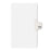 Avery Consumer Products Dividers, "137", Side Tab, 8-1/2"x11", 25/PK, White