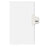 Avery Consumer Products Dividers, "154", Side Tab, 8-1/2"x11", 25/PK, White