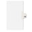 Avery Consumer Products Dividers, "155", Side Tab, 8-1/2"x11", 25/PK, White