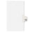 Avery Consumer Products Dividers, "156", Side Tab, 8-1/2"x11", 25/PK, White