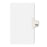 Avery Consumer Products Dividers, "162", Side Tab, 8-1/2"x11", 25/PK, White