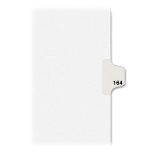 Avery Consumer Products Dividers, "164", Side Tab, 8-1/2"x11", 25/PK, White