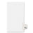 Avery Consumer Products Dividers, "175", Side Tab, 8-1/2"x11", 25/PK, White