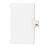 Avery Consumer Products Dividers, "187", Side Tab, 8-1/2"x11", 25/PK, White