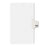 Avery Consumer Products Dividers, "193", Side Tab, 8-1/2"x11", 25/PK, White