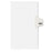 Avery Consumer Products Dividers, "204", Side Tab, 8-1/2"x11", 25/PK, White