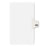 Avery Consumer Products Dividers, "209", Side Tab, 8-1/2"x11", 25/PK, White