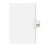 Avery Consumer Products Dividers, "210", Side Tab, 8-1/2"x11", 25/PK, White