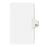 Avery Consumer Products Dividers, "211", Side Tab, 8-1/2"x11", 25/PK, White