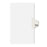 Avery Consumer Products Dividers, "215", Side Tab, 8-1/2"x11", 25/PK, White