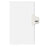 Avery Consumer Products Dividers, "229", Side Tab, 8-1/2"x11", 25/PK, White