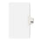 Avery Consumer Products Dividers, "236", Side Tab, 8-1/2"x11", 25/PK, White