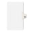 Avery Consumer Products Dividers, "237", Side Tab, 8-1/2"x11", 25/PK, White