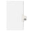 Avery Consumer Products Dividers, "256", Side Tab, 8-1/2"x11", 25/PK, White