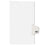 Avery Consumer Products Dividers, "257", Side Tab, 8-1/2"x11", 25/PK, White