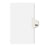 Avery Consumer Products Divider, "265", Side Tab, 8-1/2"x11", 25/PK, White